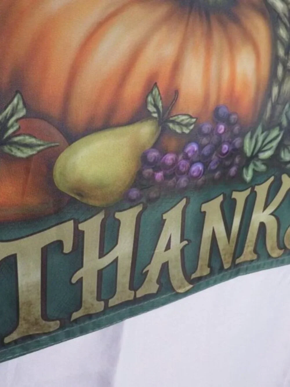 Fall Cornucopia Garden Flag Small 18x12 Give Thanks Double Sided JetMax